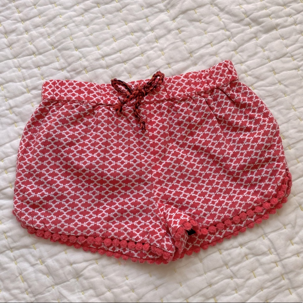 ⭐️3 for &10 Diamond print, embroidery-trimmed shorts